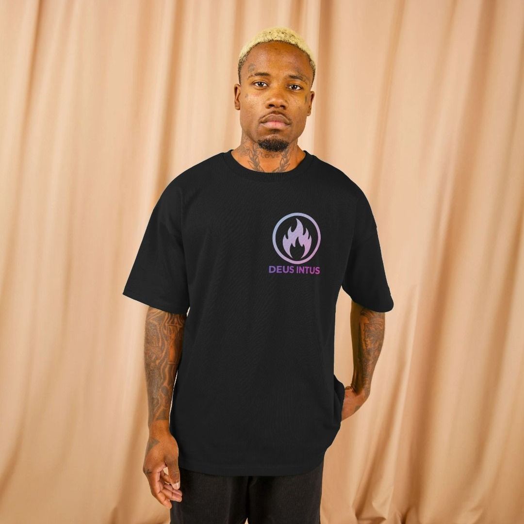 Deus Intus Command Your Energy Oversized Graphic T