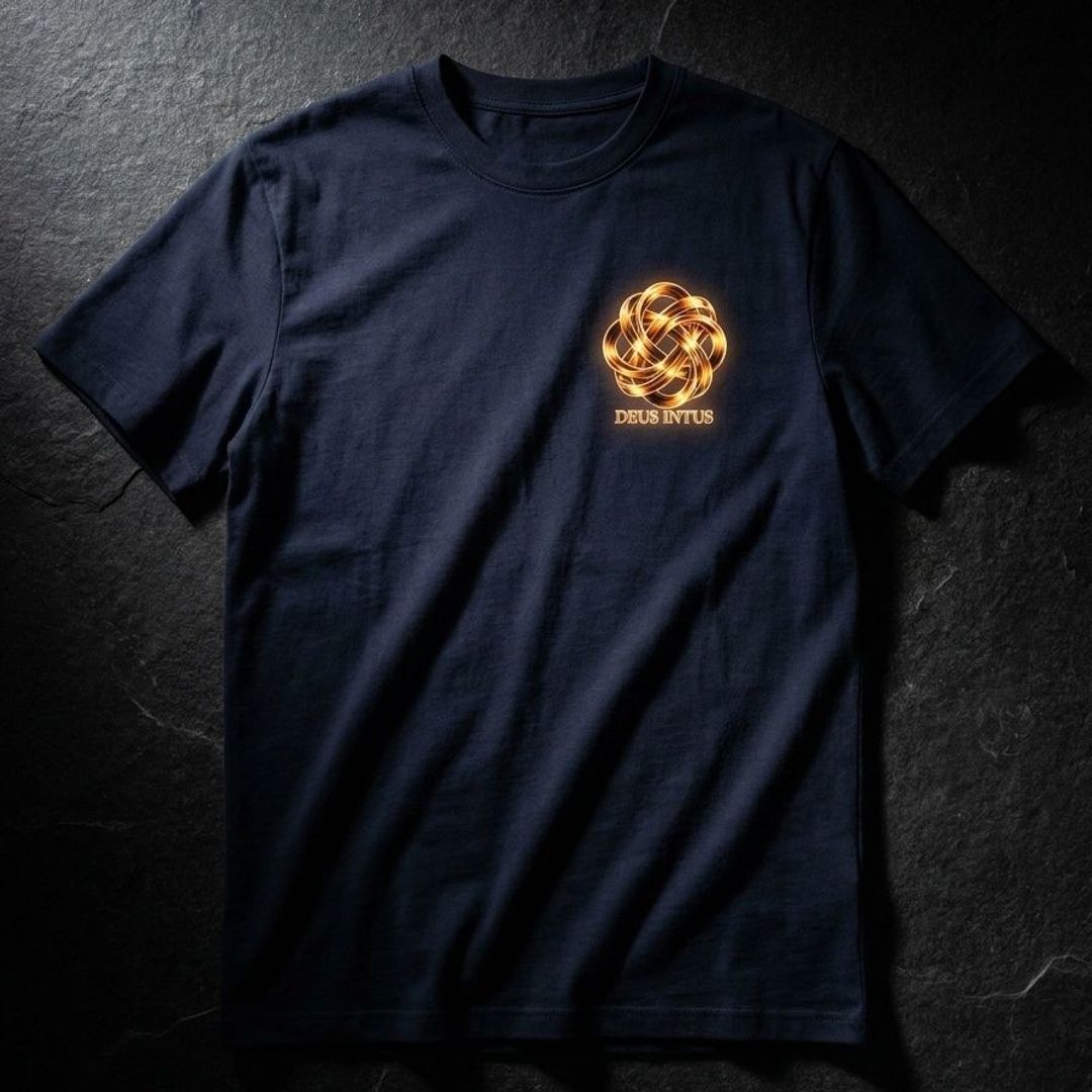 Deus Intus Knot Emblem Men’s Oversized Organic T