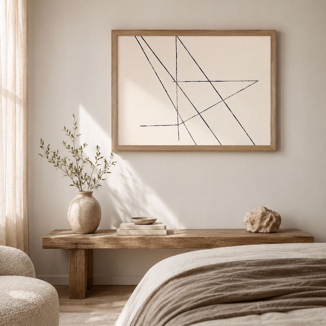 Aligned Vector Framed Wall Art