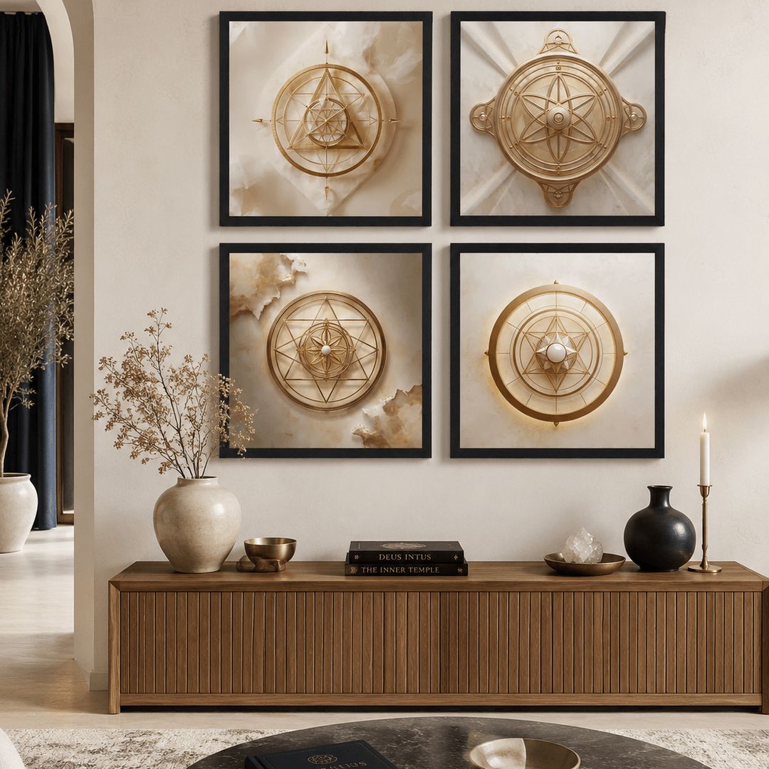 The Aligned Vessel Sacred Geometry Wall Art Print