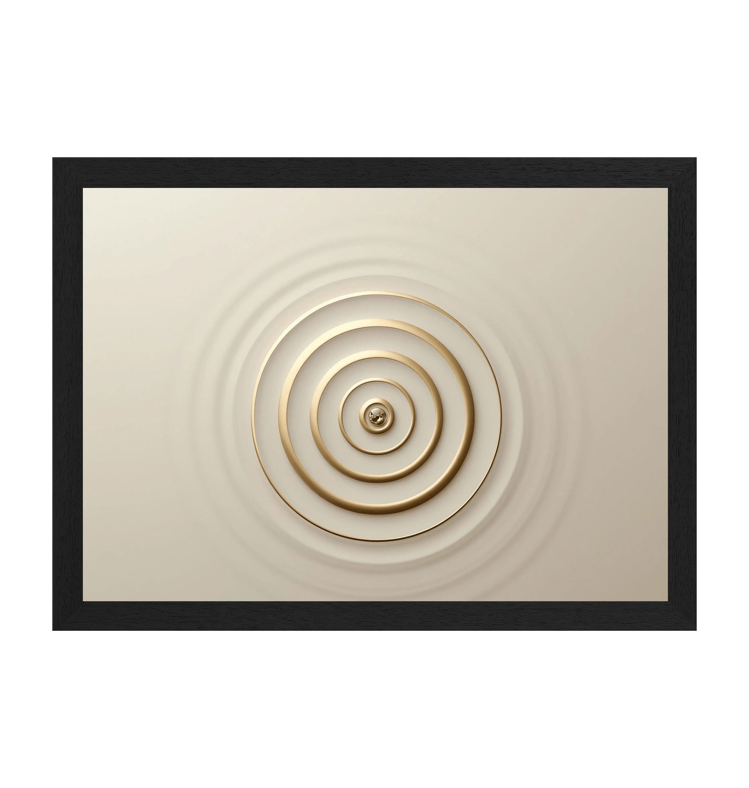 The Golden Centre Framed Wall Art