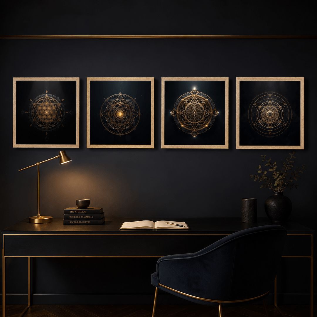 The Law of Return Sacred Geometry Wall Art Print