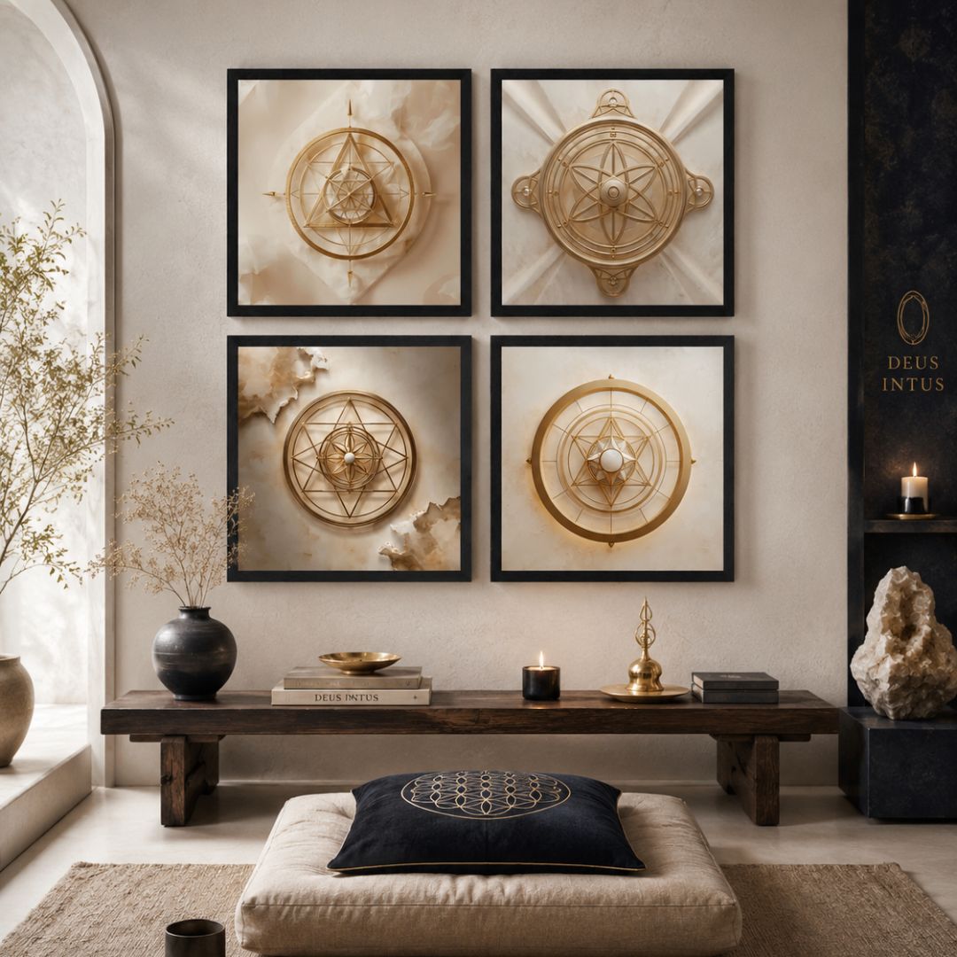 The Sacred Threshold Sacred Geometry Wall Art Print